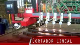 Pantógrafo CNC Corta Tiras o Cortador Lineal Plasmathermcommx [upl. by Freddy592]