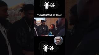 FYB J MANE GETS RAN OFF OBLOCK WHILE TRYING TO PUSH PEACE [upl. by Moshell]