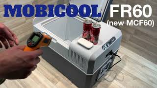 Fridge Mobicool FR60 MCF60 ice make test [upl. by Elleb]