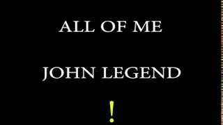 ALL OF ME  John Legend Easy Chords and Lyrics [upl. by Guenna]