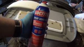 Mercedes W123  early sun visor repair [upl. by Llerud]