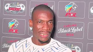 Elvis Chipezeze on playing Pirates Betway Prem adjustment and playing under coach Clinton Larsen [upl. by Anbul]