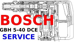 BOSCH GBH 540 DCE DISASSEMBLY ASSEMBLY BOSCH GBH 540 DCE डिसएसेम्बली असेंबली [upl. by Airebma]