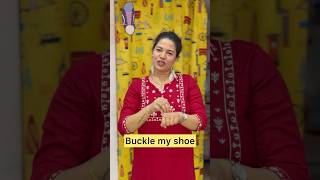 One Two Buckle my shoe 👞 ytshorts youtubeshorts creativelearners englishsongs kidssong [upl. by Llejk]