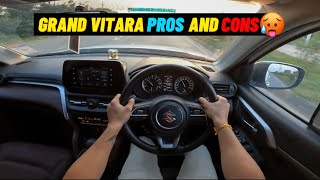 New Grand Vitara Pros and Cons😱  Maruti Grand Vitara in 2024 [upl. by Ramsdell361]