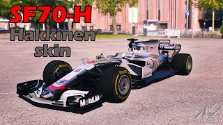 Assetto Corsa  SF70HMclaren Mercedes Hakkinen skin  Download link [upl. by Teeniv192]