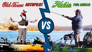 ULTIMATE Fishing Kayaks Old Town AutoPilot 136 vs Hobie Pro Angler 14 [upl. by Trefor]