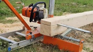 setting up log and milling on Norwood Sawmills PM14 [upl. by Aldwon317]