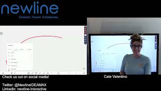 Q Series Using the Newline Whiteboard with your Connected Drive Account [upl. by Sire]