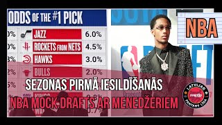 NBA Mock Drafts  Pirmais Sezonas Treniņš [upl. by Hwu]