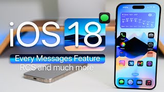 iOS 18  Every New Messages Feature with RCS and More [upl. by Kial643]