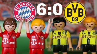 ⚽BAYERN MÜNCHEN  BORUSSIA DORTMUND 60 PLAYMOBIL Fussball Bundesliga Highlights Stop Motion deutsch [upl. by Haidadej]