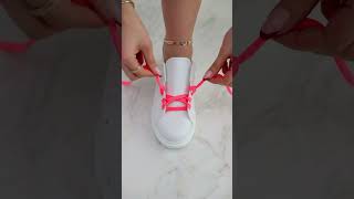 Lacing style ❤️😅 lace tying diy music tiktok reels trending keşfet instagram shorts [upl. by Eerolam]