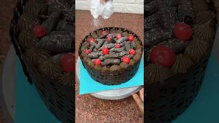 ￼ bakery chocolate forest cake decoration ideas chocolatecake cake youtubeshorts shorts [upl. by Aerua]