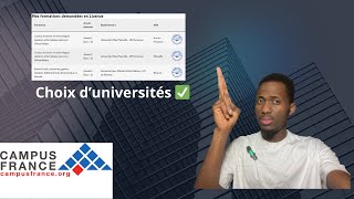 Choisir Tes Formations sur Campus France 🇫🇷  Le Guide Ultime [upl. by Nile]