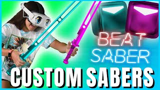 1251 UPDATE HOW TO Get Custom Sabers for Quest 2 in Beat Saber With Downgrading [upl. by Ettennil]