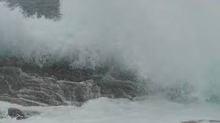 Pemaquid Point during blizzard [upl. by Yrrac]