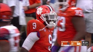 Travis Etienne Clemson vs Syracuse92918 203 Yards 3TD [upl. by Iramaj467]