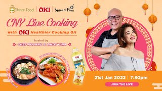 CNY Facabook Live Show  Chef Roland with OKI Oil [upl. by Llahsram]