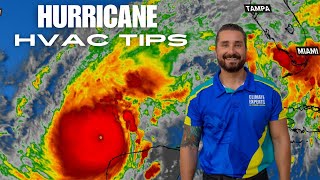 Hurricane HVAC Tips  What to do Before and After Milton [upl. by Cirederf]