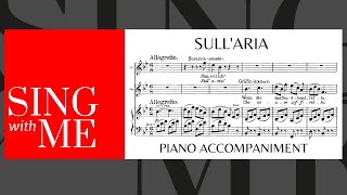 Sullaria  Accompaniment  Le Nozze di Figaro  Mozart [upl. by Janaya773]