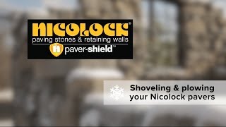 Winter Tips Shoveling amp Plowing Your Nicolock Pavers [upl. by Otero16]