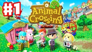 Animal Crossing New Leaf  Gameplay Walkthrough Part 1  Day 1  Im the New Mayor Nintendo 3DS [upl. by Eartnoed276]