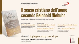 Don Giussani  Il senso cristiano delluomo secondo Reinhold Niebuhr  Roma 6 giugno 2024 [upl. by Annat]