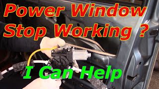 How To Replace A Power Window Motor And Regulator [upl. by Gabor]