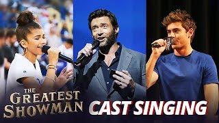 The Greatest Showman Cast REAL Singing Voice [upl. by Neehsuan]