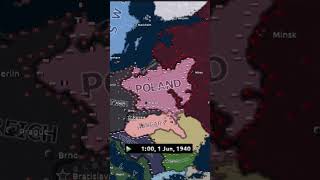 Fortress Poland  Hoi4 Timelapse [upl. by Cliff]