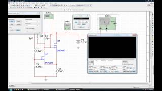 MOSFET RF Oscillator 275 Mhz Negative resistance Electronic Workbench Tutorial [upl. by Ludovick]