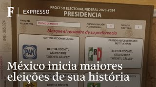 Mexicanos vão às urnas na maior eleição de sua história [upl. by Htidirrem]