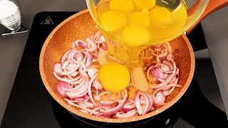 Sem dúvidas a melhor receita de omelete de cebola que você vai experimentar [upl. by Aicilla156]