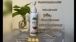 is this chiltan pure rich wash facewash give us glass skin or notchiltanpure rice face wash review [upl. by Eclud]