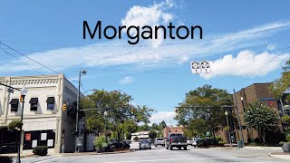 Morganton NC USA  Driving Tour Downtown  HD [upl. by Nasus]