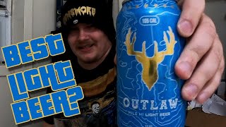 Is This Joshs NEW FAVORITE LIGHT BEER Outlaw Beer Review  Booze On The Brain [upl. by Adnarrim645]