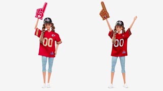 Mattel is selling its 1stever Super Bowl Barbie doll [upl. by Hillman]