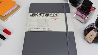 LEUCHTTURM 1917  Fountain pen friendly journals Weekly Planner amp Notebook [upl. by Inobe9]