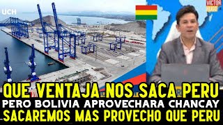 PERIODISTA BOLIVIANO DICE QUE BOLIVIA APROVECHARA EL PUERTO DE CHANCAY MEJOR QUE PERU [upl. by Bach]