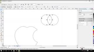 Tutorial Membuat Logo Apple Menggunakan Corel Draw X5 [upl. by Ardnauq714]