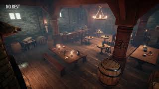 Medieval Tavern Music No Rest with Tavern Ambience [upl. by Kcirdec776]