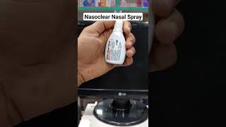 Nasoclear Saline Nasal Spray  Allergies  Mahashakti Pharmacy  nasoclear mahashaktipharmacy yt [upl. by Poul574]