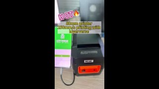 Hoin 80mm Thermal Printer HOPE803 compatible with Loyverse POS [upl. by Niras]