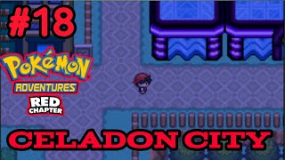 CELADON CITY  POKEMON ADVENTURES RED CHAPTER GAMEPLAY PART 18  PHOENIX F6 [upl. by Yarised]