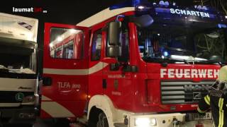 Brand einer Saunahütte in Scharten [upl. by Cinom164]