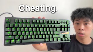 i tried Razers new CHEATING keyboard [upl. by Ailegnave183]