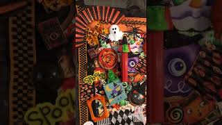 Halloween assemblage art mixed media for halloween [upl. by Itnavart]