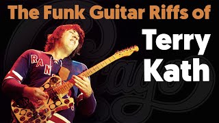 Terry Kath Guitar Lesson Instructive Funk Riffs [upl. by Narib799]