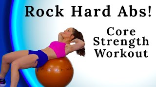 Best Abdominal Workout Stability Ball Abdominal Exercises Core Strength Training Fitness Ball [upl. by Etnecniv278]